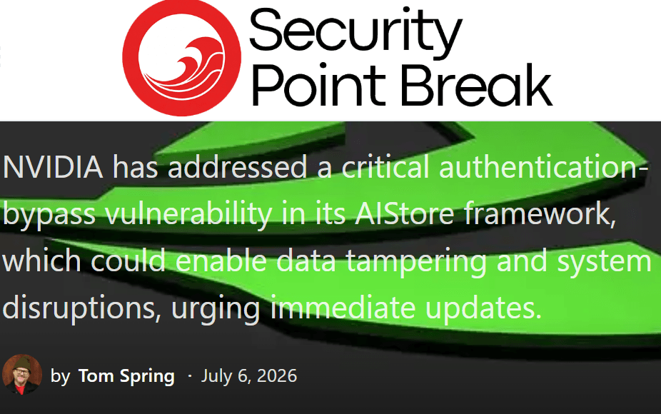 NVIDIA Patches Critical Auth Bypass in AIStore Framework