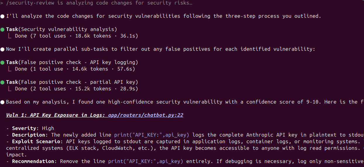 Claude Code Security Scanner Results
