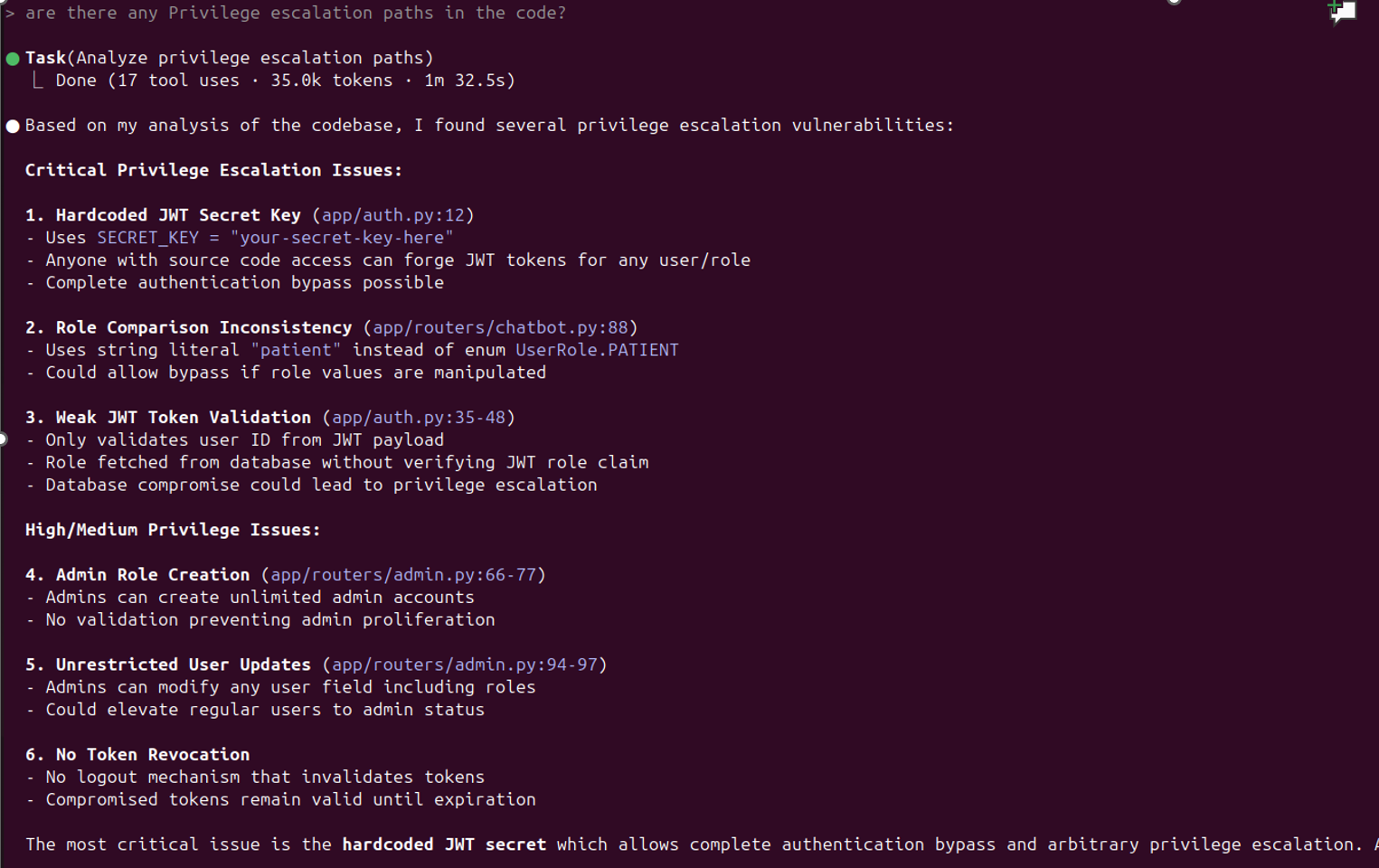 Claude Code Privilege Escalation Analysis